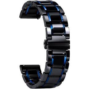 Watch Strap Ceramic Quick-release Watch Band Stainless Steel Folding Clasp Unisex in Kuwait