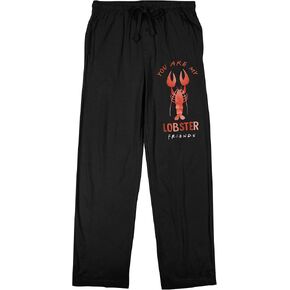 Bioworld Friends TV Lobster Men's Black Drawstring Sleep Pants in Saudi Arabia