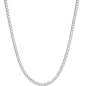 925 Curb Chain Necklace 2.8 mm (16" - 24") (20) in Saudi Arabia