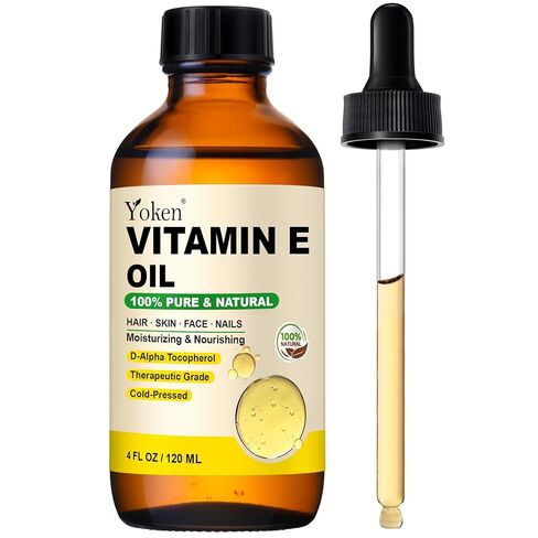 Vitamin E Oil 16 Fl Oz Organic Vitamin E Oil for Skin 85,000 IU Bulk Vitamine oils for Scars Hair,Face,Nail,Cold Pressed Hexane Free Formula Liquid Perfect Scalp Care Bath and Body oils in Kuwait