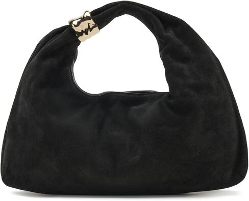 Madewell Suede Hand Held Ring Pouch, True Black in Saudi Arabia