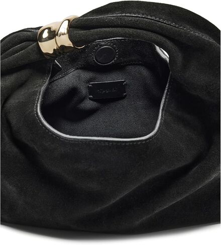 Madewell Suede Hand Held Ring Pouch, True Black in Saudi Arabia