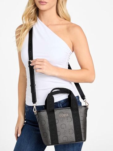 GUESS Factory Women's Astra Enlarged Logo Mini Tote in Saudi Arabia