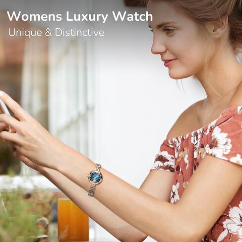 SOLLEN Women's Bracelet Watch, Analog Quartz Dainty Fashion Ladeis Watches, Waterproof Luxury Vintage Casual Women Wristwatch, Jewelry Gift for Wedding, Anniversary, Birthday in Saudi Arabia