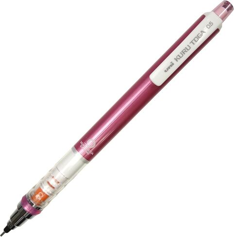 Uni Kurutoga Mechanical Pencil Standard, 0.5mm, Red (M54501P.15) in Kuwait