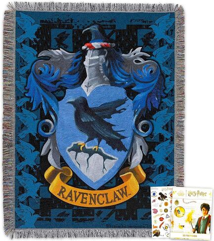 Harry Potter Tapestry Wall Art Set - Bundle with 48"x 60" Hogwarts Ravenclaw Room Decor Posters Plus Stickers, More Ravenclaw Crest Room and Home Decorations in Saudi Arabia