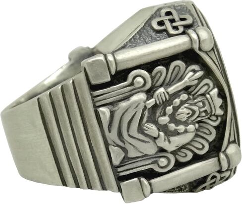 Secret Seal of King Solomon Sterling Silver 925 Men’s Ring Demon Protection Amulet Exorcism in Saudi Arabia