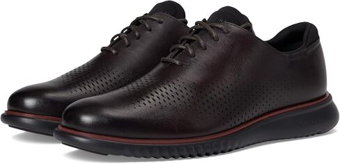 Cole Haan Men's Zerogrand Wing OX Leather Oxford, black closed hole/black, 14 Wide US in Kuwait