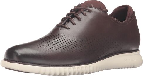 Cole Haan Men's Zerogrand Wing OX Leather Oxford, black closed hole/black, 14 Wide US in Kuwait