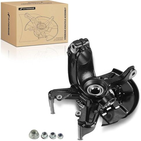 A-Premium Front Steering Knuckle & Wheel Bearing Hub Assembly Compatible with Volkswagen Beetle 1998-2010, Golf 1999-2006 & 2010, Jetta 1999-2005, Right Passenger Side, Replace # 1J0498465 in Saudi Arabia