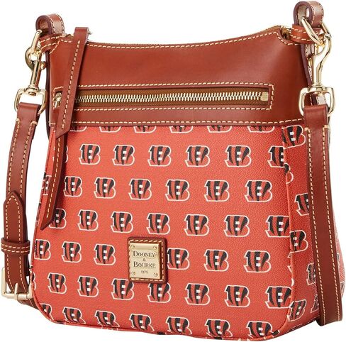 Dooney & Bourke Handbag, NFL Bengals Crossbody 25 - Orange in Saudi Arabia