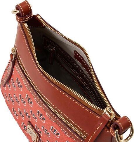 Dooney & Bourke Handbag, NFL Bengals Crossbody 25 - Orange in Saudi Arabia