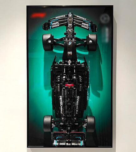 Display Wallboard for Lego Technic Mercedes-AMG F1 W14 E Performance Race Car 42171 & 42141 Technic McLaren Formula 1, Compatible with Lego Mercedes-AMG F1, for Lego Car Wall Mount, Only Wallboard in Saudi Arabia