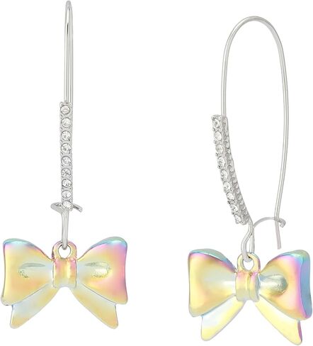 Betsey Johnson Women's Kick Off Bow Dangle Earrings in Saudi Arabia