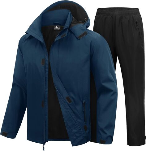 SWISSWELL Golf Rain Gear for Men Waterproof Golf Rain Suit for Men Breathable Lightweight Rain Jacket and Pants in Kuwait