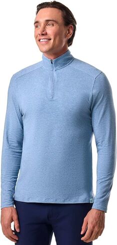 Coolibar Upf 50+ Men's Sonora Quarter -Zip - Sun Protection in Saudi Arabia