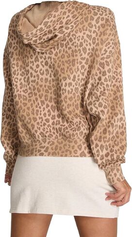 Victoria's Secret Pink Ivy Fleece Campus Full Zip Hoodie Color Leopard New in Saudi Arabia