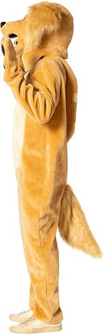 زي الكلب البني مع قناع الرأس والكفوف، زي الهالوين، للنساء والرجال، مقاس واحد للبالغين in Kuwait