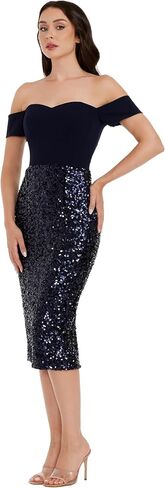 Dress The Population Womens Bailey Bodycon Midi Dress in Saudi Arabia