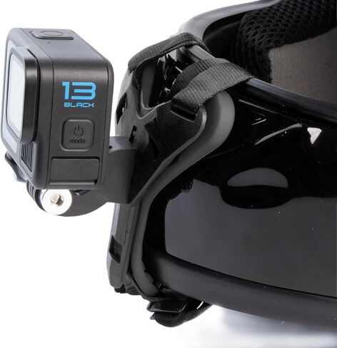 Reflex Camera Motorcycle Helmet Chin Mount with Adjustable Straps for GoPro Hero 13/12/11/10/9/8/7/6/5/4/3 (Orange) in Kuwait