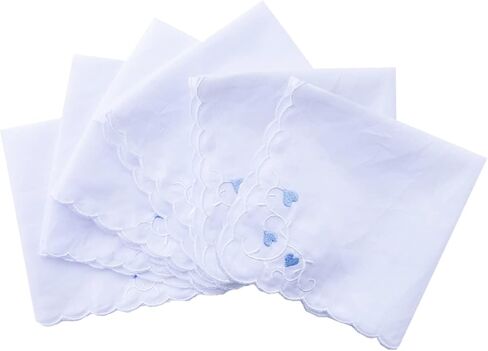 La closure Women's Pretty Embroidery White Handkerchief Hankies in Saudi Arabia