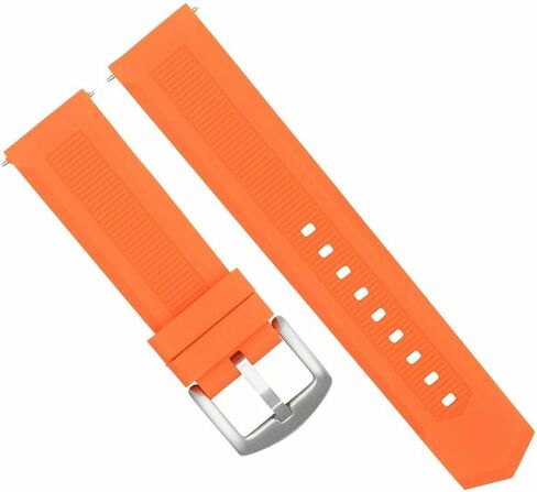 Ewatchparts 22mm Rubber Watch Band Strap Compatible With Tag Heuer Formula F-1 Aquaracer Calibre Orange in Saudi Arabia