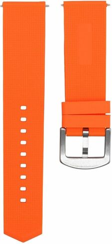 Ewatchparts 22mm Rubber Watch Band Strap Compatible With Tag Heuer Formula F-1 Aquaracer Calibre Orange in Saudi Arabia