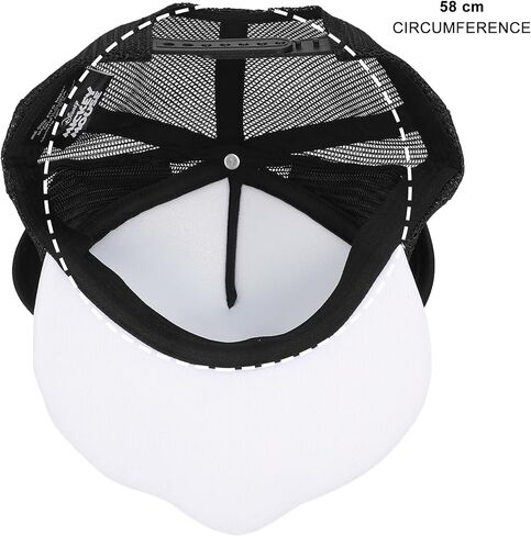 Bioworld Mickey Mouse Die Cut Bill and Ear Applique Nylon and Mesh B5 Trucker Hat Snapback in Saudi Arabia