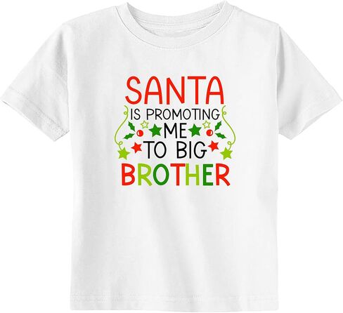 Santa is Promoting Me to Big Brother Christmas Toddler Tee & Raglan Tee in Saudi Arabia