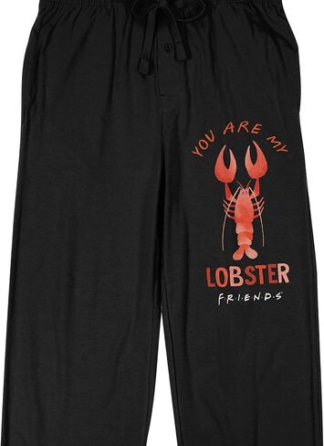 Bioworld Friends TV Lobster Men's Black Drawstring Sleep Pants in Saudi Arabia