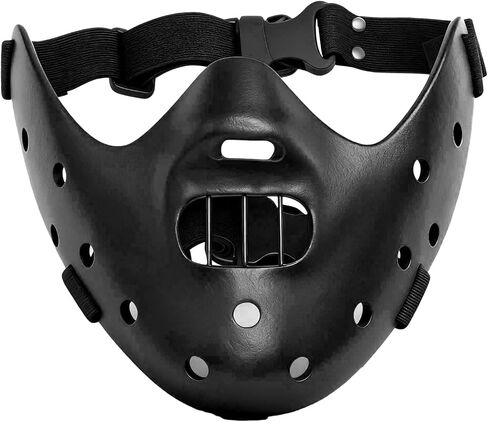 قناع Nezababy Hannibal Lecter Cosplay صمت راتنج دعامة الحملان نصف الوجه in Kuwait