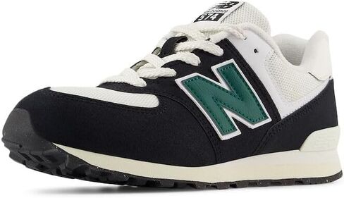 New Balance Kids 574 V1 70s Racing Lace-up Sneaker, Brighton Grey/Nb Navy, 2.5 Wide US Unisex Little in Kuwait