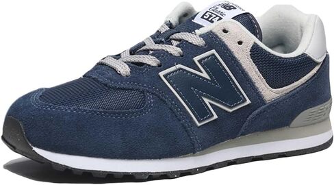 New Balance Kids 574 V1 70s Racing Lace-up Sneaker, Brighton Grey/Nb Navy, 2.5 Wide US Unisex Little in Kuwait