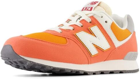 New Balance Kids 574 V1 70s Racing Lace-up Sneaker, Brighton Grey/Nb Navy, 2.5 Wide US Unisex Little in Kuwait