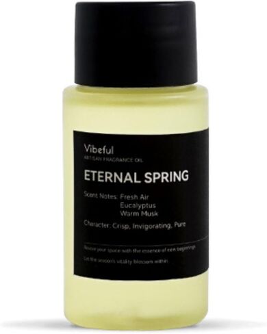 Eternal Spring Artisan Fragrance Oil for Waterless Diffusers – Crisp Fresh Air, Eucalyptus & Musk Scent, Concentrated Aroma Blend, [1 Fl Oz] in Saudi Arabia
