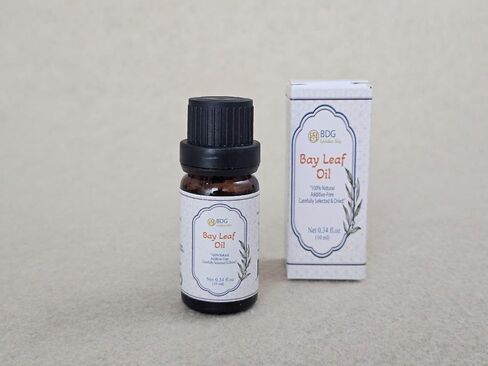 Premium Bay Leaf 10 ml Essential Oil, 100% Pure, Undiluted, Made from Carefully Selected and Dried Leaves, Therapeutic Grade, Aromatherapy, Hair and Scalp, Skin and DIY Personal Care in Saudi Arabia