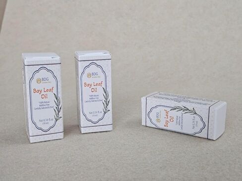 Premium Bay Leaf 10 ml Essential Oil, 100% Pure, Undiluted, Made from Carefully Selected and Dried Leaves, Therapeutic Grade, Aromatherapy, Hair and Scalp, Skin and DIY Personal Care in Saudi Arabia