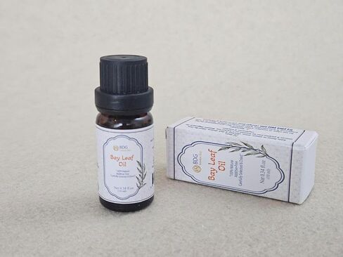 Premium Bay Leaf 10 ml Essential Oil, 100% Pure, Undiluted, Made from Carefully Selected and Dried Leaves, Therapeutic Grade, Aromatherapy, Hair and Scalp, Skin and DIY Personal Care in Saudi Arabia