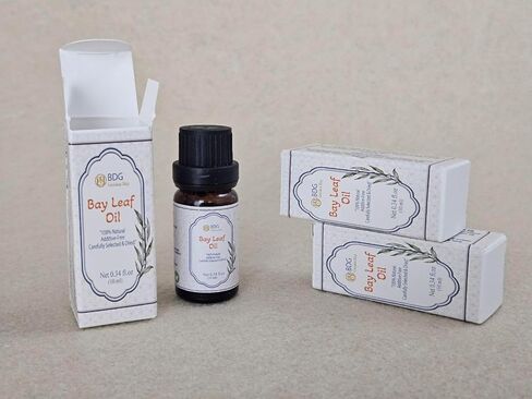 Premium Bay Leaf 10 ml Essential Oil, 100% Pure, Undiluted, Made from Carefully Selected and Dried Leaves, Therapeutic Grade, Aromatherapy, Hair and Scalp, Skin and DIY Personal Care in Saudi Arabia
