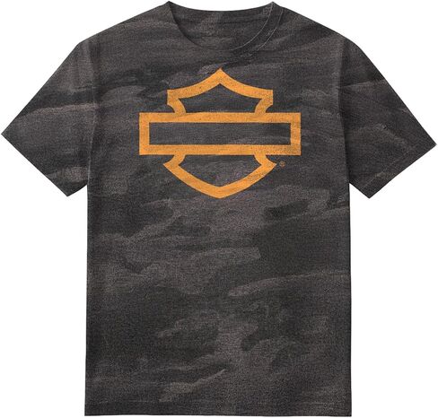 تيشيرت Harley-Davidson Military، Camo Bar & Shield للأولاد والبنات، إصدار محدود لجولة عسكرية في الخارج in Saudi Arabia