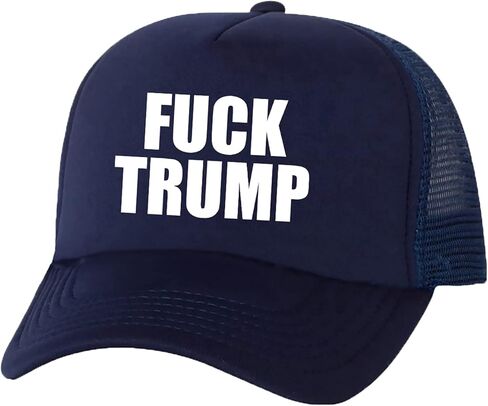zerogravitee Fuck Trump Truckers Mesh Snapback hat in Saudi Arabia