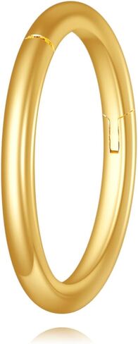 KECHO 14K Real Gold Nose Rings Hoop Helix Cartilage Daith Tragus Sleeper Earrings Body Piercing for Women Men Piercing Jewelry in Saudi Arabia