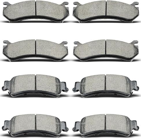 8pcs Front Rear Ceramic Brake Pads Set Compatible with Nissan 350Z 2003-2005,For Nissan Altima 2002-2013,For Nissan Juke 2011-2017,For Nissan Sentra 2007-2018 in Kuwait