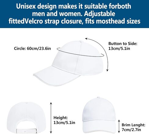 USB Charging Light up Fiber Optic Hat LED Hat with 7 Colors Luminous Glowing EDC Baseball Cap White in Saudi Arabia
