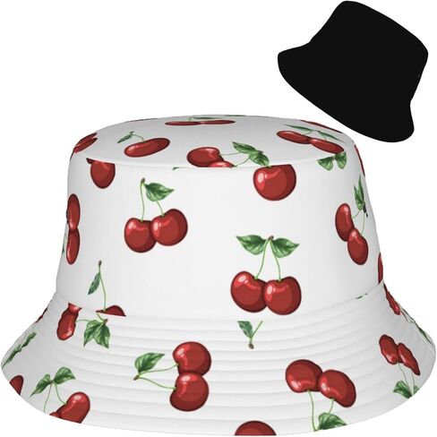 Packable Funny Cheese Bucket Hat for Travel Fishing Sunshade Double-Sided Wear Fisherman hat Sun Cap for Men Women in Saudi Arabia