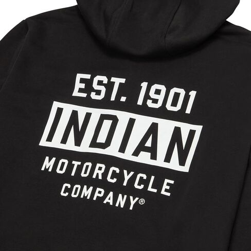 Indian Motorcycle Men's Est 1901 Hoodie, Black - 2865730 in Saudi Arabia