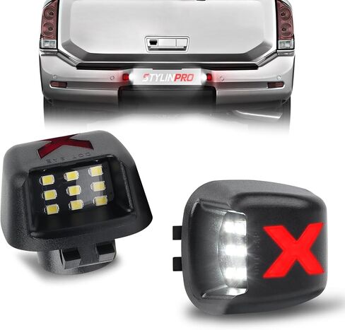 License Plate Lights Cover Lens - Tag Lamp Housing Assembly Compatible with Ni-ssan Frontier Titan Armada Xterra, Suzuki Equator Pickup Truck, Driver & Passenger Side, 2 pcs in Kuwait