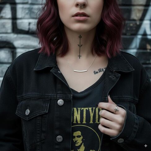 Sterling Silver Bar Necklace for Women, Simple Balance Long Tube Bar Pendant, Delicate Dainty Chunky Sparkling Jewelry, Fashion Gift Set with Box & Ribbon in Kuwait