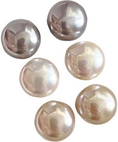 Women's Three Pieces Pearl Earrings Set, S925 Silver Beige Champagne Gray 0.47 Inch Pearl Jewelry Birthstone Gift in Saudi Arabia