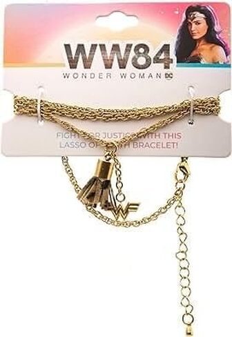 DC Comics Wonder Woman Lasso Of Truth Steel Bracelet in Saudi Arabia